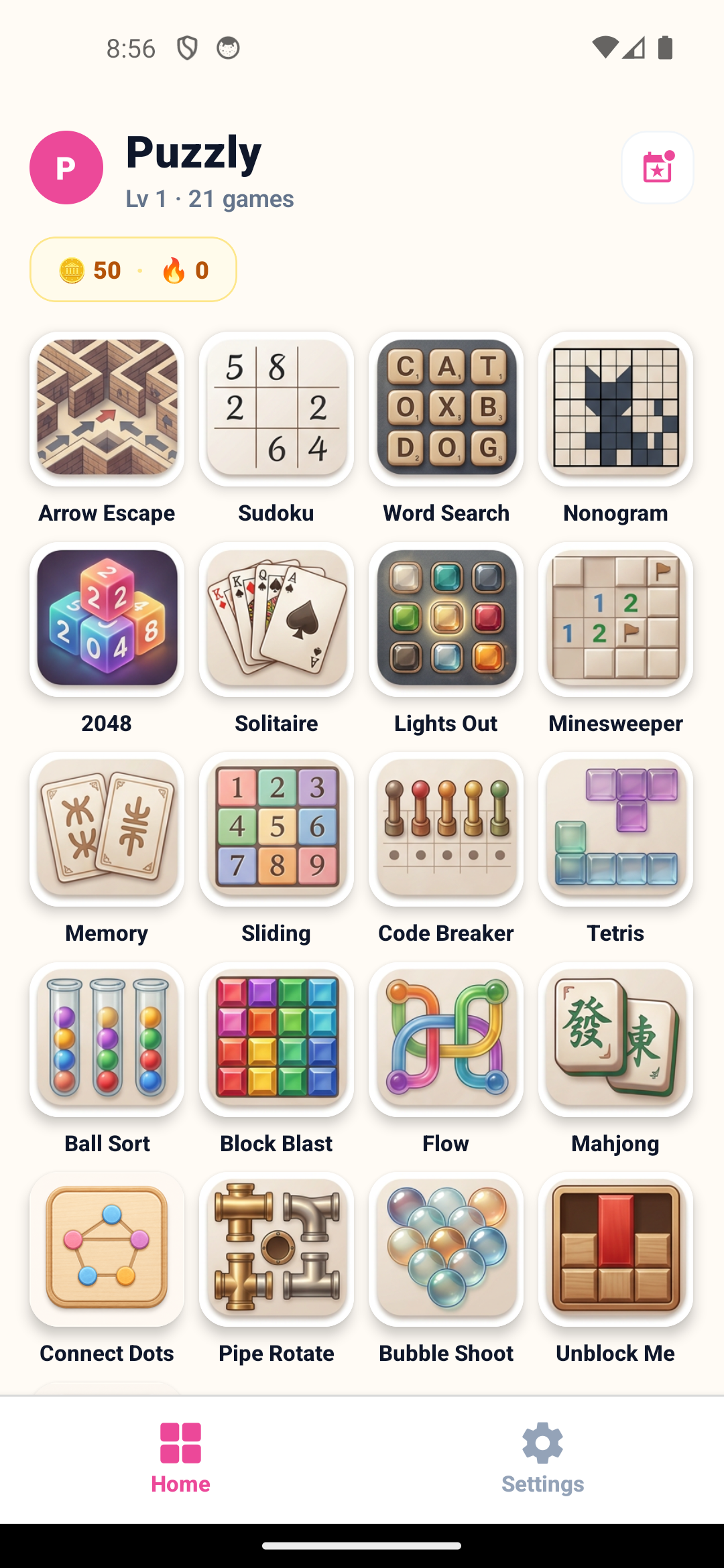 Puzzly screenshot